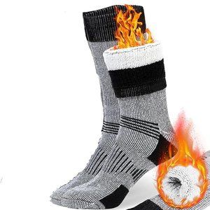 Unisex Merino Wool Socks, Warm Thermal Boot Hiking Socks 1 Pair Size M/L
